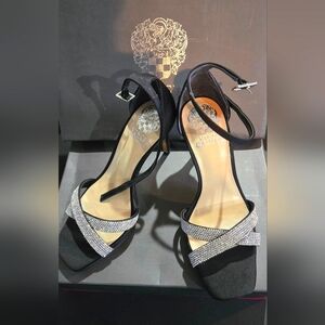 Vince Camuto KALVIRA2 Black Satin Size 5.5M BRAND NEW IN BOX